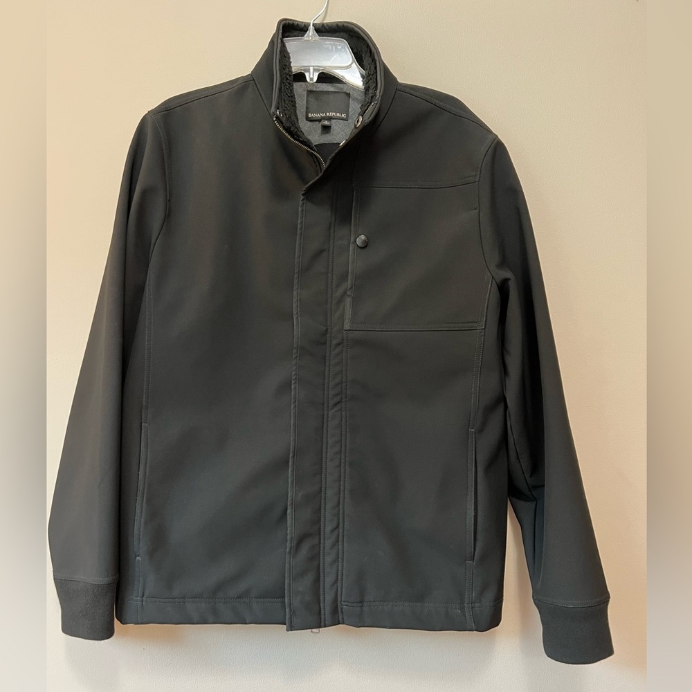 Banana republic men’s jacket. Black. Large.